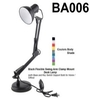 Đèn bàn kỹ thuật BA006 màu đỏ, thân KT(mm): 811, chao KT(mm): D136 x H130